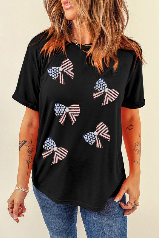 Preorder Flag Round Neck Short Sleeve T-Shirt