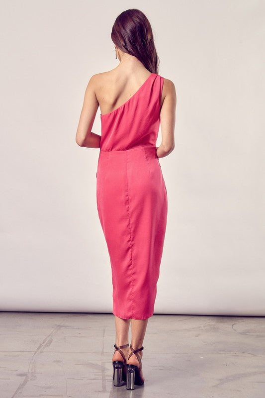 Garden Party One Shoulder Dress