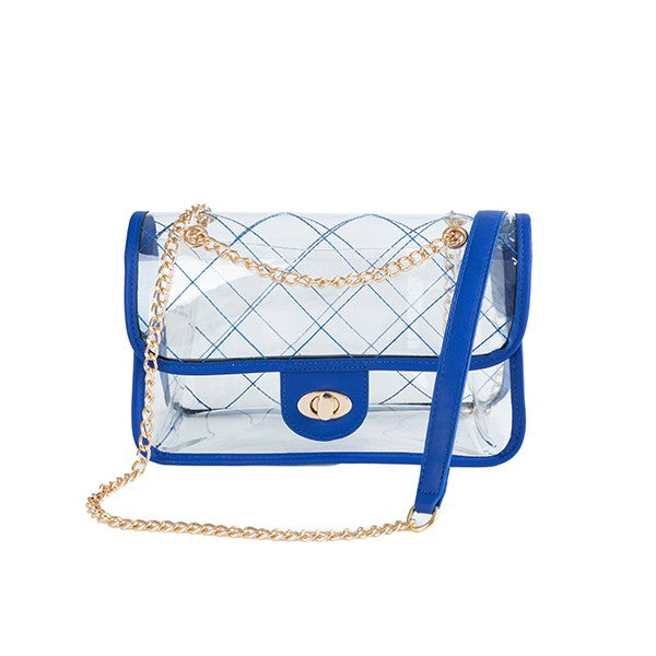 QUILTED CLEAR BAG