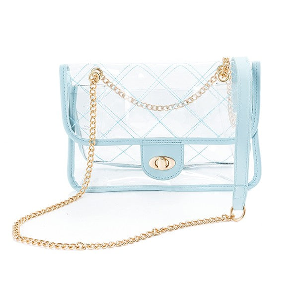 QUILTED CLEAR BAG