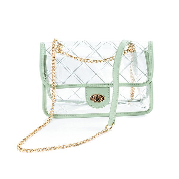 QUILTED CLEAR BAG