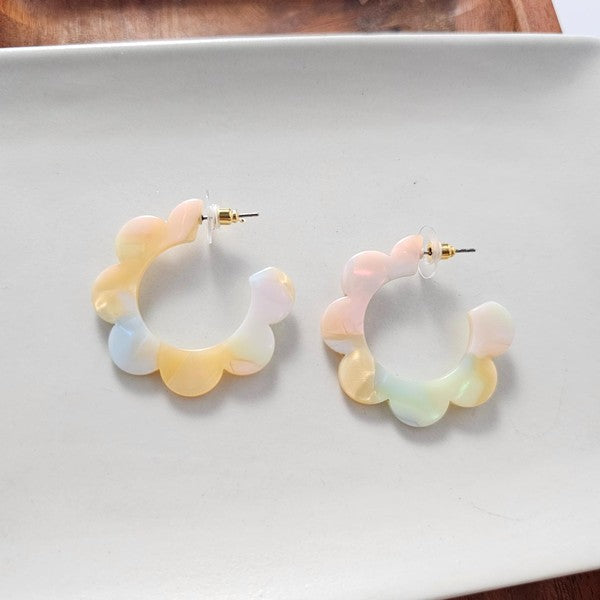 Flora Hoops - Pastel Rainbow