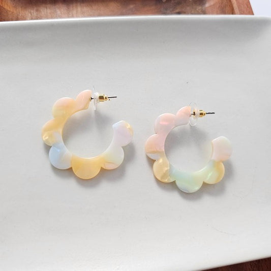 Flora Hoops - Pastel Rainbow