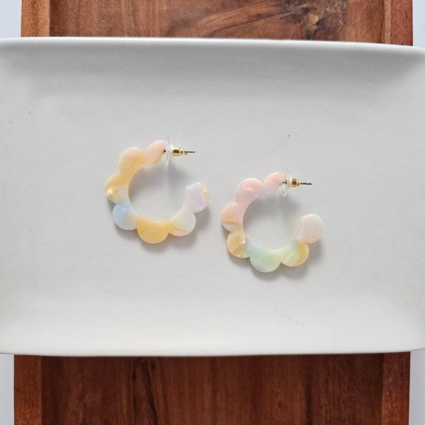 Flora Hoops - Pastel Rainbow