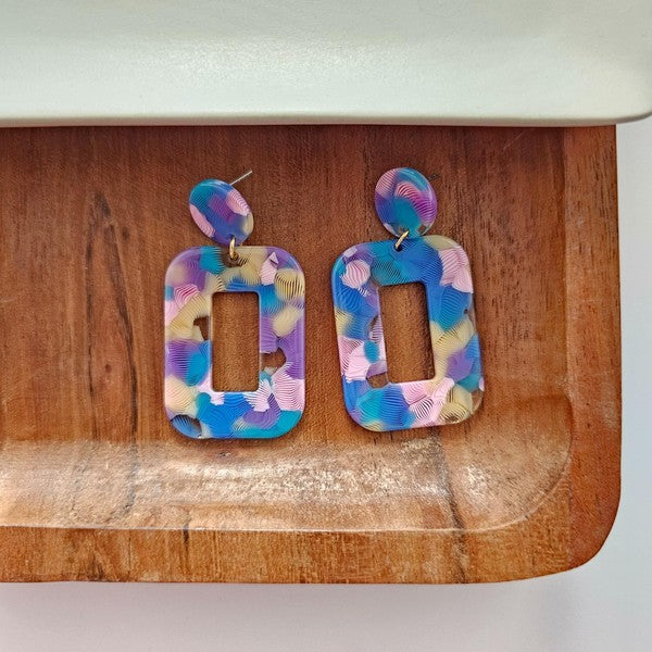 Margot Earrings - Watercolor