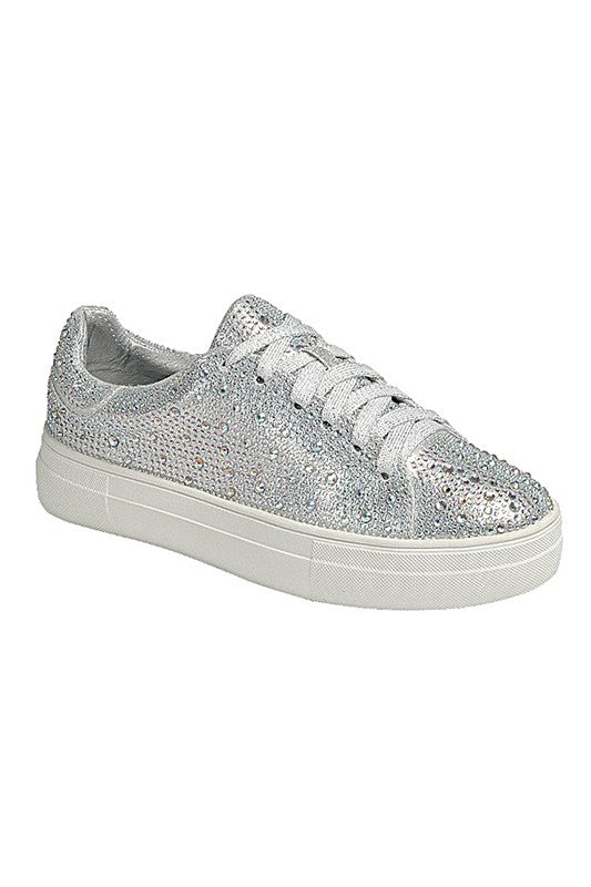 MAKE A STATEMENT RHINESTONE SNEAKERS