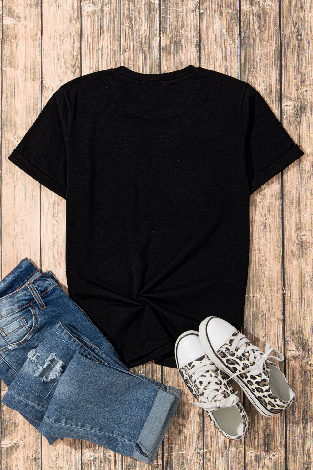 Preorder Bow Round Neck Short Sleeve T-Shirt