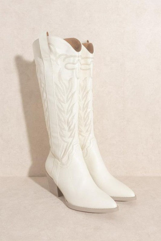 Knee High Western Boots