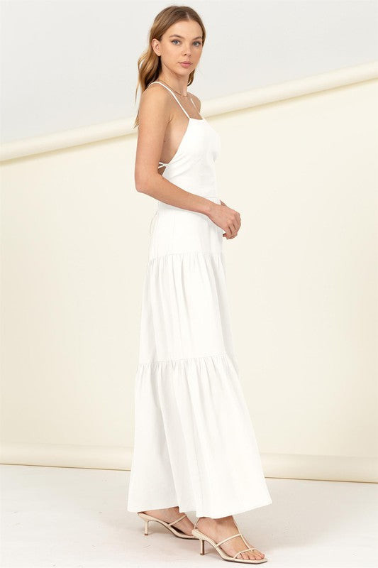 SAID YES TIERED MAXI DRESS