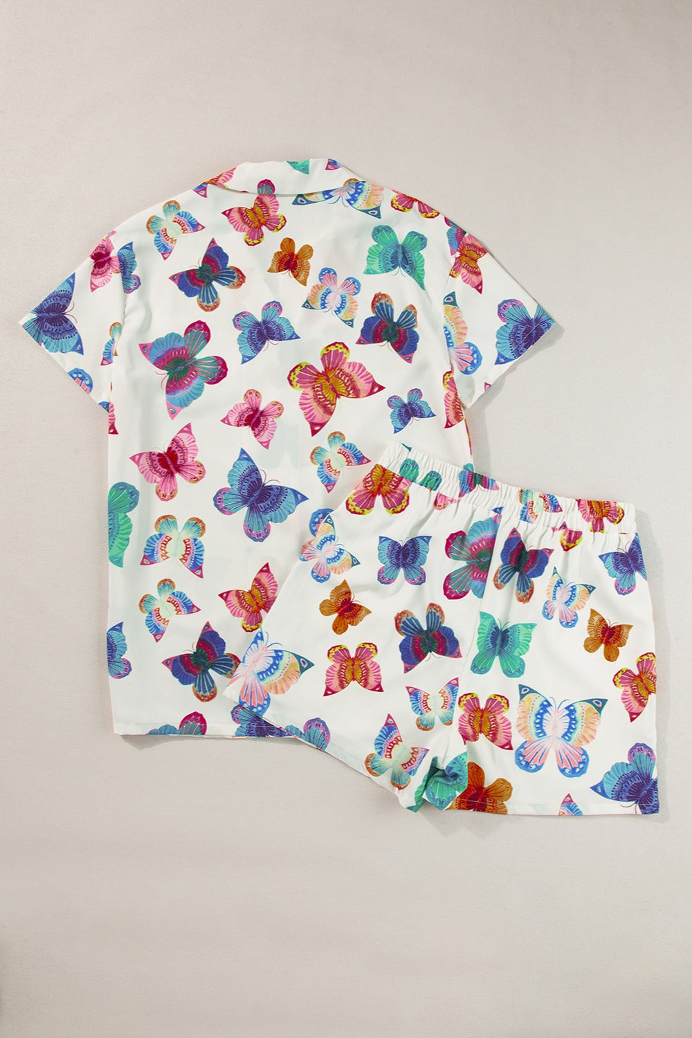 Preorder Butterfly Half Sleeve Top and Shorts Set