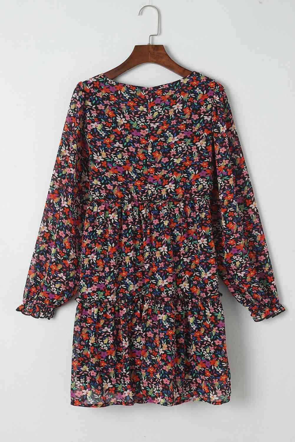 PREORDER Floral Long Sleeve Mini Dress