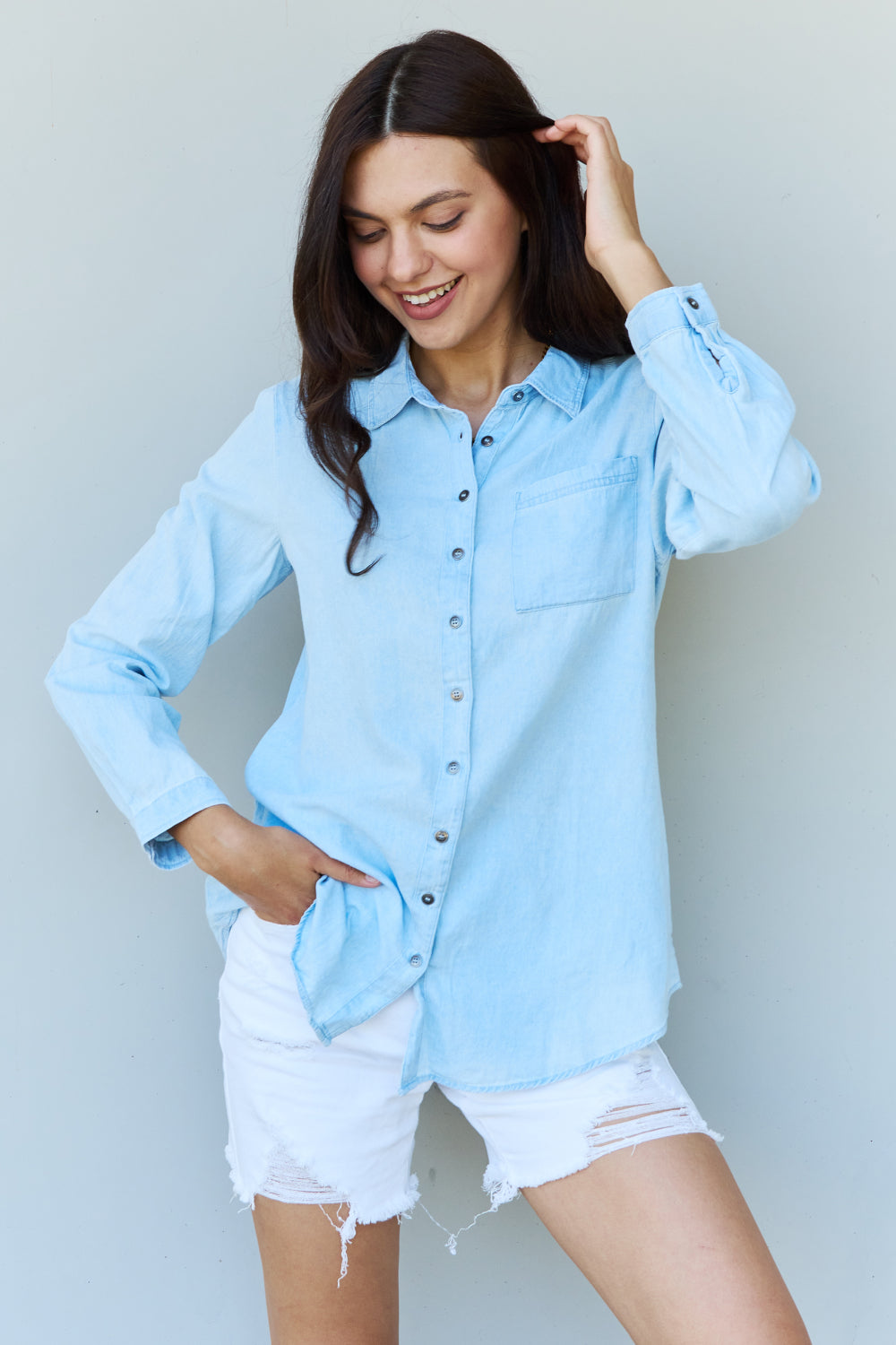 Chambray Everyday Denim Shirt