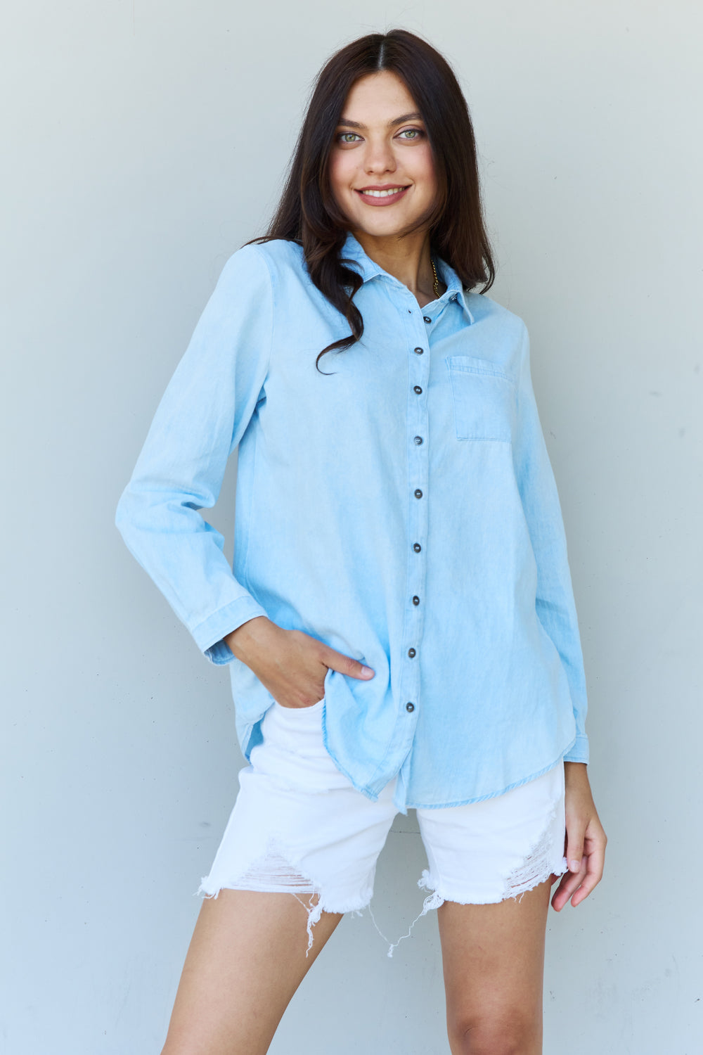 Chambray Everyday Denim Shirt